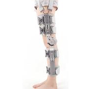 Rom Knee Support Brace for Adults Orthopedic Hinged Knee Ankle Foot Joint Fixation Brace Legs Can be Bent Adjustable for Men And Women