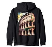 Roma Aeterna Colosseo Vacanza Magica Felpa con Cappuccio