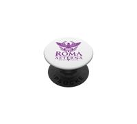 Roma Aeterna (Roma eterna) Stampa Aquila Romana Viola PopSockets PopGrip Adesivo