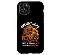 Roma Antica Prima in Democrazia Ultima in Antincendio Romano Custodia per iPhone 11 Pro