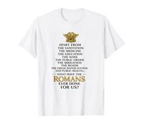Roma Antica Umorismo Storia Classica Buff Civiltà Divertente Maglietta