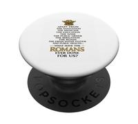 Roma antica Umorismo Storia classica Buff Civiltà divertente PopSockets PopGrip Adesivo