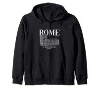 Roma Antico Colosseo Disegno A Mano Schizzo Roma Italia Felpa con Cappuccio