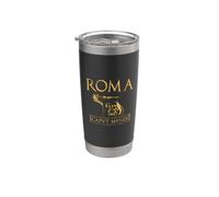 Roma Caput Mundi Lupa Impero Romano Bicchiere termico in acciaio inox doppia parete