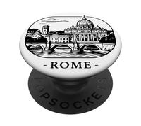 Roma - città eterna Motivo Silhouette PopSockets PopGrip Adesivo