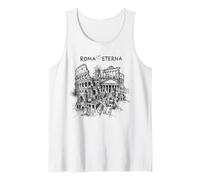 Roma Città Eterna Schizzo Storia dell'Arte Souvenir Canotta