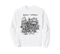 Roma Città Eterna Schizzo Storia dell'Arte Souvenir Felpa