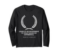 Roma Classica Filosofia Stoica Cesare Marco Aurelio Citazione Maglia a Manica