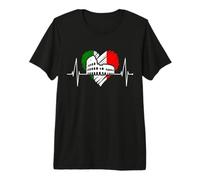 Roma Colosseo Battito del Cuore Rome Skyline Roma Italia Maglietta Premium