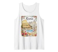 Roma Colosseo e monumenti Art Souvenir Canotta