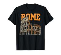 Roma Colosseo Vintage Viaggi Italia Souvenir Maglietta
