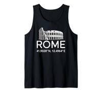 Roma Coordinates Colosseo Minimalist Italy Souvenir novità Canotta