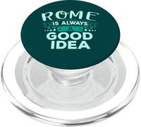 Roma è sempre una buona idea Divertente viaggio in città PopSockets PopGrip per MagSafe