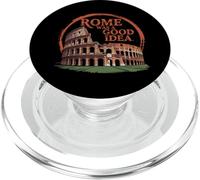 Roma era una buona idea Italia Viaggio Vacanze Estetica PopSockets PopGrip per MagSafe