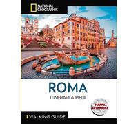 Roma - Guida Turistica a Piedi | Itinerari Dettagliati | Inclusa Mappa Estraibile - Libro in Italiano