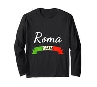 Roma Italia Bandiera Italia Souvenir Regalo Corrispondente Italiano Maglia a Manica