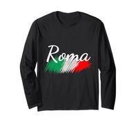 Roma Italia Bandiera Italia Souvenir Regalo Corrispondente Italiano Maglia a Manica