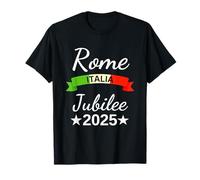 Roma Italia Bandiera Italia Souvenir Roma 2025 Pellegrinaggio Giubilare Maglietta