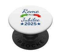 Roma Italia Bandiera Italia Souvenir Roma 2025 Pellegrinaggio Giubilare PopSockets PopGrip Adesivo