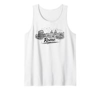 Roma Italia Colosseo Città del Vaticano Sketch Art Canotta