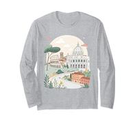 Roma Italia Colosseo Luoghi d'Interesse Viaggi Roma Italia Souvenir Maglia a Manica