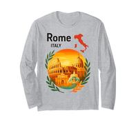 Roma Italia Colosseo Vaticano Fontana di Trevi Maglia a Manica