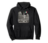 Roma Italia Luoghi d'Interesse Art Roman Colosseo Viaggio Souvenir Felpa con Cappuccio