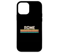 Roma Italia Nome Città Classico Vintage Colori Design Custodia per iPhone 12 mini
