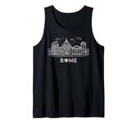 Roma, Italia, Orizzonte, Amore, Viaggio, Roma, Italia, Souvenir Canotta