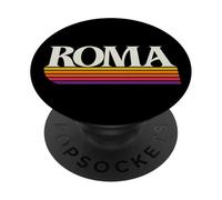 Roma Italia Retro Graphic - Roma Lazio Italia PopSockets PopGrip Adesivo
