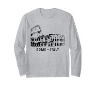 Roma Italia Roma Italia Colosseo Vintage Italiano Maglia a Manica