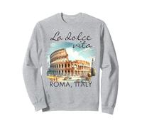 Roma Italia Viaggio Colosseo Viaggio La Dolce Vita Roma Italia Felpa