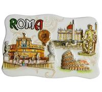 Roma Italia Viaggio Souvenir 3D Magneti Frigorifero Attrazioni Città Frigorifero Magnete Decorativo Tridimensionale Casa Cucina Decorazione
