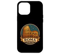 Roma Italia Vintage Colosseo Italia Viaggio Souvenir Design Custodia per iPhone 12 Pro Max