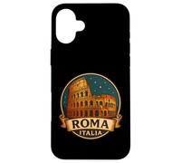 Roma Italia Vintage Colosseo Italia Viaggio Souvenir Design Custodia per iPhone 16 Plus