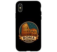Roma Italia Vintage Colosseo Italia Viaggio Souvenir Design Custodia per iPhone X/XS