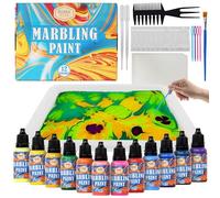 ROMA KITS - Pittura ad acqua effetto marmo, un kit di attività manuali e pitture, il regalo perfetto per bambini a partire dai 6 anni. Divertimento assicurato mentre stimolano la loro creatività.