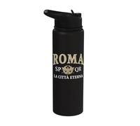 Roma La Città Eterna - Roma La Città Eterna SPQR Stainless Steel Insulated Water Bottle