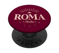 Roma Lazio Italia | Roma Italia Modern PopSockets PopGrip Adesivo