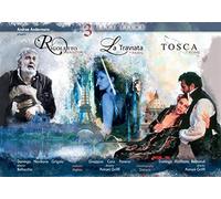 Roma, Mantova, Parigi (4 Dvd) - 3 Live Films: Rigoletto, Traviata, Tosca