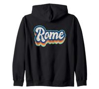 Roma Nome Ragazzo Stile Vintage Anni '70 '80 Personalizzato Felpa con Cappuccio