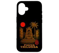 Roma Piazza Trilussa Quartiere Trastevere Souvenir Romano Custodia per iPhone 16