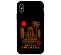 Roma Piazza Trilussa Quartiere Trastevere Souvenir Romano Custodia per iPhone X/XS