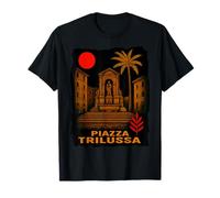 Roma Piazza Trilussa Quartiere Trastevere Souvenir Romano Maglietta