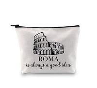 Roma regalo da viaggio Roma antica Roma regalo sorpresa viaggio regalo romano Colosseo regalo Italia souvenir borsa da viaggio trucco per gli amanti italiani