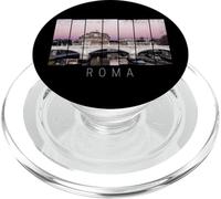 Roma Retro Italia Vintage Tramonto Angelo Castello Souvenir PopSockets PopGrip per MagSafe