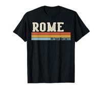 Roma Retro Vintage Uomo Bambini Ragazzi Nome Maglietta