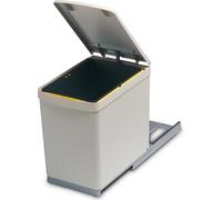 ROMAGNA PLASTIC Pattumiera Sottolavello Estraibile 16Lt Plastica Grigio 280