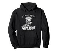 Roman Empire Thinks About Me Storia Divertente Gen Z Meme Roma Felpa con Cappuccio
