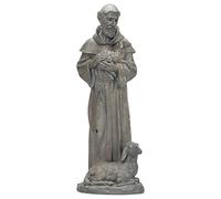 Roman Giftware Inc., Garden Collection, statua di Francesco H ST da 38,7 cm, religiosa, ispiratrice, durevole (5 x 5 x 15)